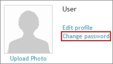 Exchange Change Password User Photo Area